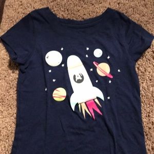 Toddler spaceship tee size 3t solar system rocket ship